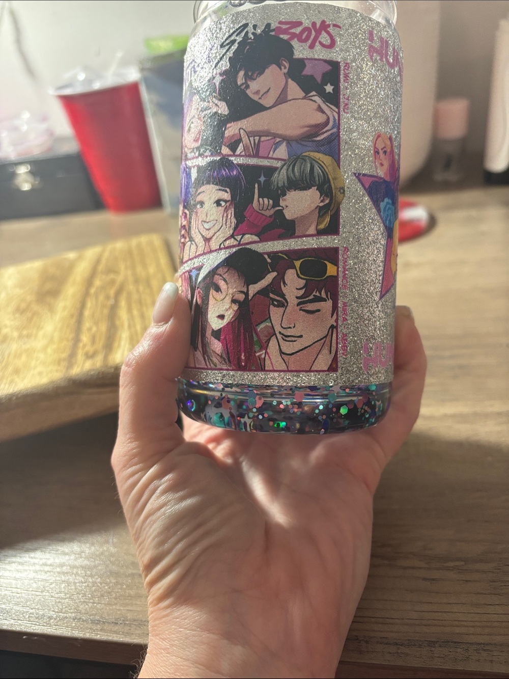 hunteix cup will finish lid topper